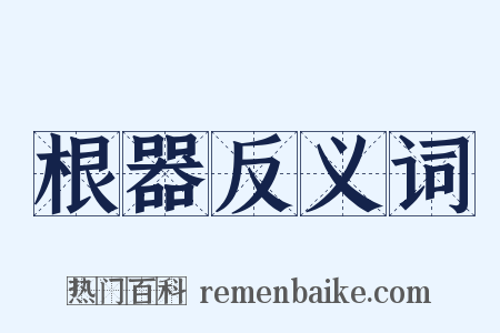 根器反义词是什么意思的图片